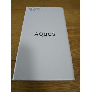 【新品未開封】12月購入 AQUOS sense4 SH-M15 ブラック(スマートフォン本体)