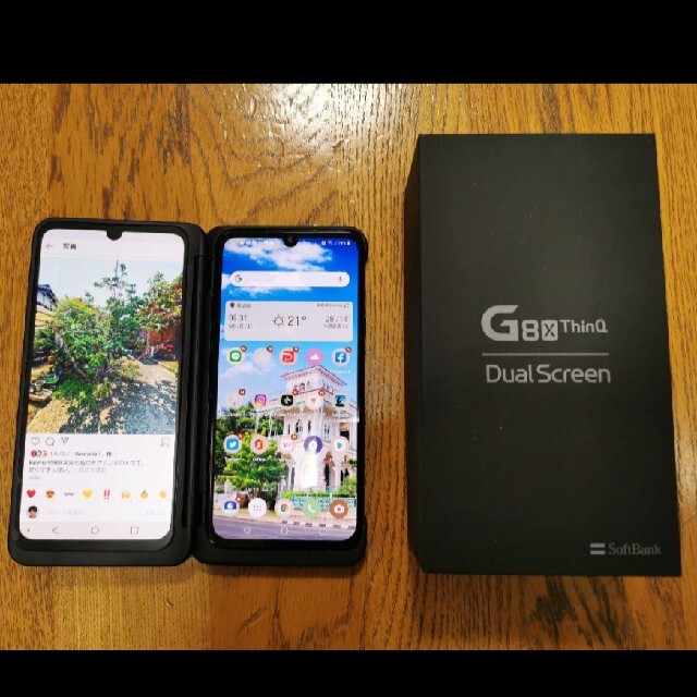 LG Electronics(エルジーエレクトロニクス)のふぁるむ様　LG G8X ThinQ スマホ/家電/カメラのスマートフォン/携帯電話(スマートフォン本体)の商品写真