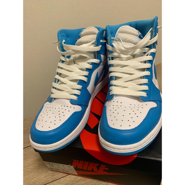 NIKE(ナイキ)のAIR JORDAN 1  UNC  ノースカロライナ　28  ジョーダン1 メンズの靴/シューズ(スニーカー)の商品写真