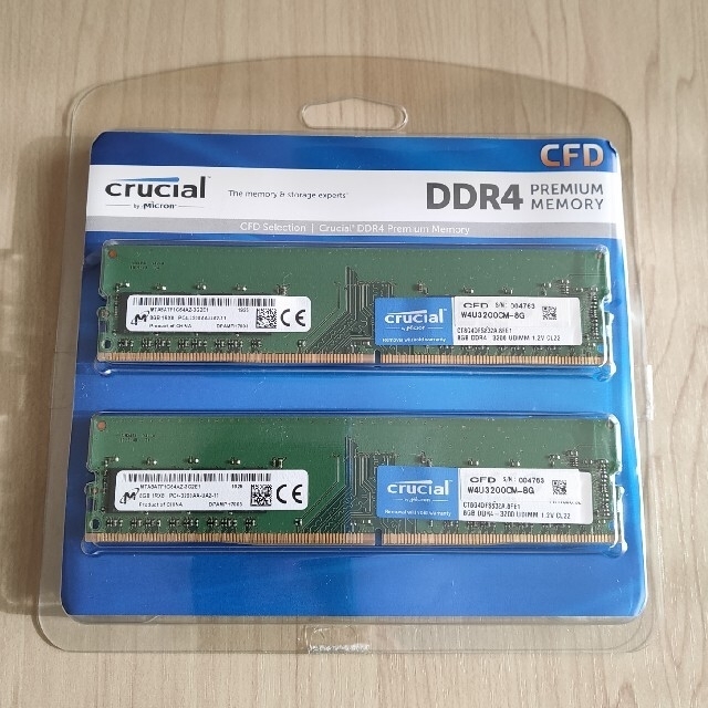 CFD W4U3200CM-8G DDR4 3200 8GB 2枚組