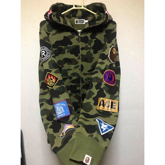 A BATHING APE - A BATHING APE エイプロゴワッペン シャークフェイス