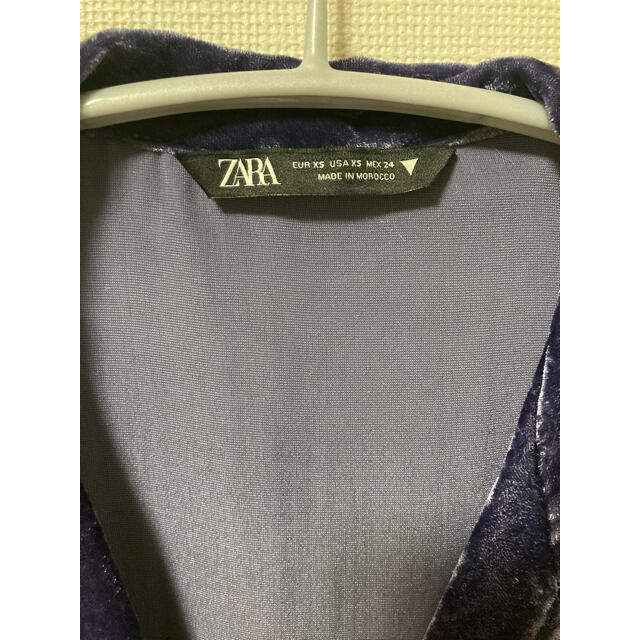 ZARA(ザラ)のZARA  ザラ  ベロアシャツ レディースのトップス(シャツ/ブラウス(長袖/七分))の商品写真