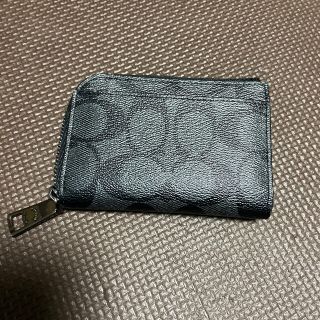 COACH コーチ コインケース 小銭入れ キーリング付き シグネチャー