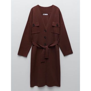 ザラ(ZARA)のZARA ニットコート(ニットコート)