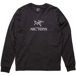 アークテリクス(ARC'TERYX)のアークテリクス ロゴプリント長袖Tシャツ アークワード BLACK(Tシャツ/カットソー(七分/長袖))