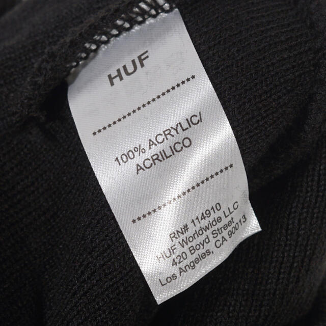 HUF(ハフ)のr.s様専用◆HUF BOX LOGO ビーニー /ハフ ニットキャップ メンズの帽子(ニット帽/ビーニー)の商品写真