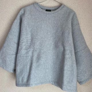 イエナ(IENA)のCAMBER×SLOBE別注 CROSSKNIT クルーネックショートスリーブ(トレーナー/スウェット)