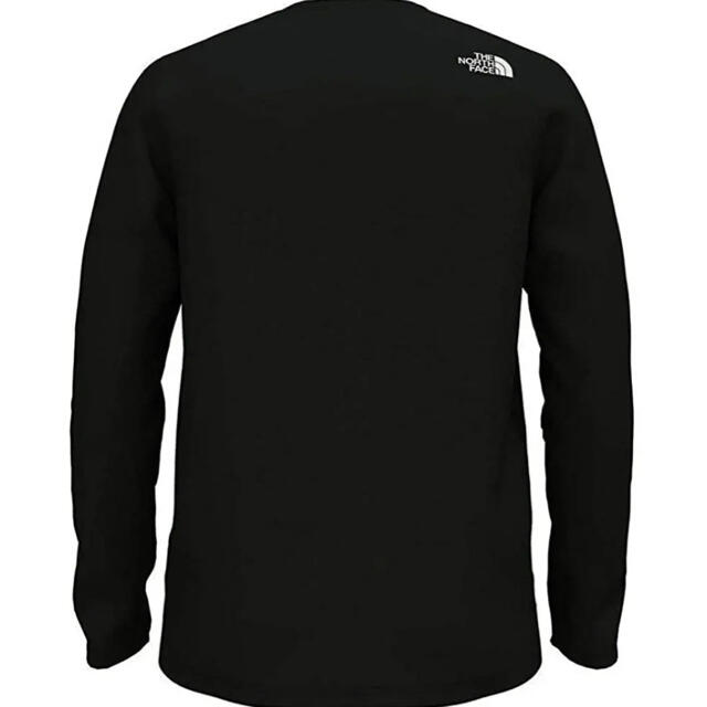 ノースフェイス ハーフドーム ロゴプリント 長袖Tシャツ BLACK(XL)