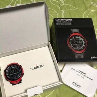 スント(SUUNTO)のＫ２様専用❗️送料無料❗️スント ベクター  SUUNTO vector レッド(腕時計(デジタル))