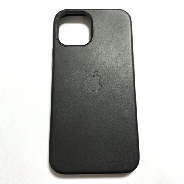 Apple(アップル)の【純正】iPhone12/12pro レザーケース　ブラック Apple スマホ/家電/カメラのスマホアクセサリー(iPhoneケース)の商品写真