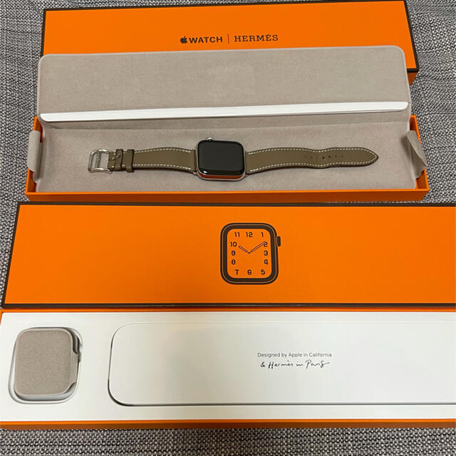 Apple Watch - Apple Watch HERMES Series5 エトゥープ 40ミリ