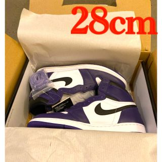 ナイキ(NIKE)のNIKE AIR JORDAN 1  COURT PURPLE 28cm(スニーカー)