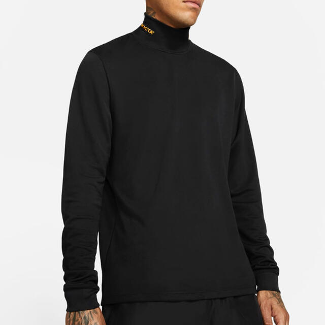 L NIKE NOCTA MOCK NECK ナイキ ノクタ モック ネック 黒