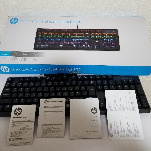 HP(ヒューレットパッカード)のhp Mechanical Gaming Keyboard GK320 スマホ/家電/カメラのPC/タブレット(PC周辺機器)の商品写真