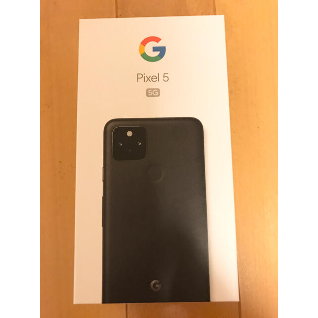 スマホ/家電/カメラ【新品未使用】Google Pixel5 128GB 黒 SIMフリー 5G対応