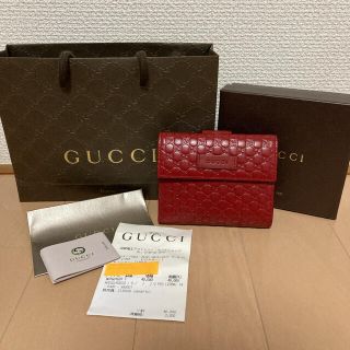 グッチ(Gucci)のINO様専用　GUCCI ロッソ　折り財布　赤　レッド(折り財布)