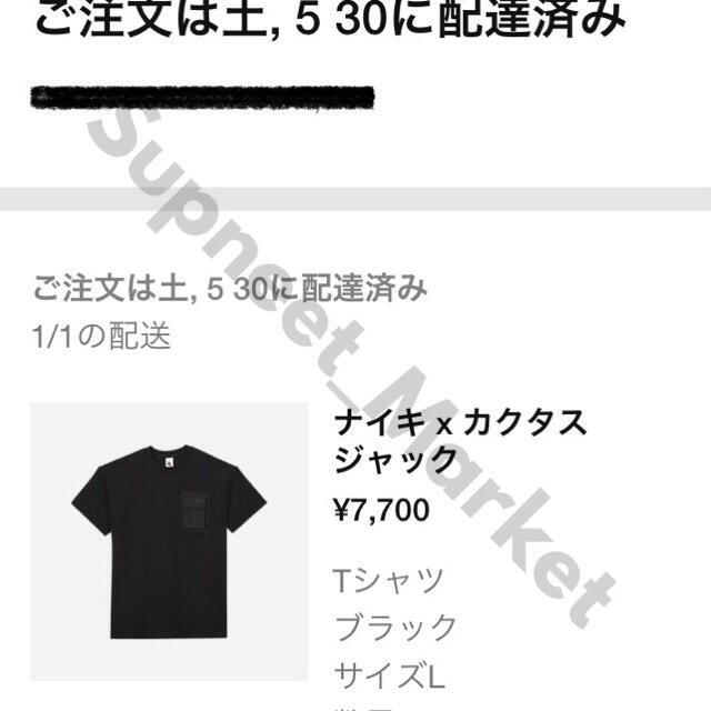 L送込!! NIKE CACTUS TRAILS 胸ポケTシャツ黒
