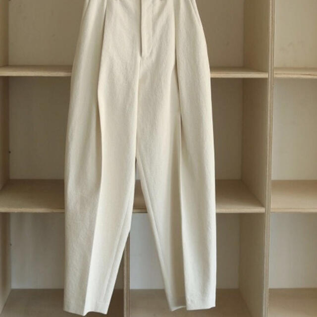 カジュアルパンツaknさま専用 cotton boxtuck pants