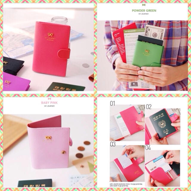 ♡リボン パスポートケース♡ レディースのファッション小物(名刺入れ/定期入れ)の商品写真