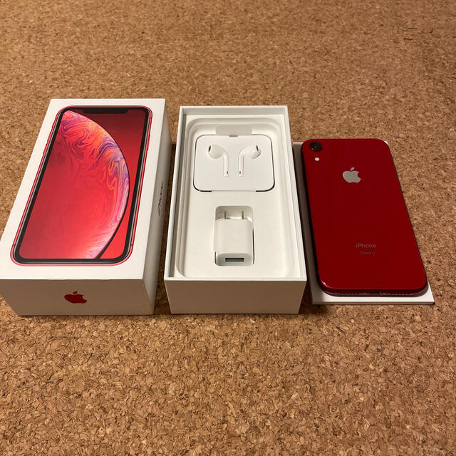 【有名人芸能人】 - iPhone iPhone RED SIMフリー　product 64GB XR スマートフォン本体