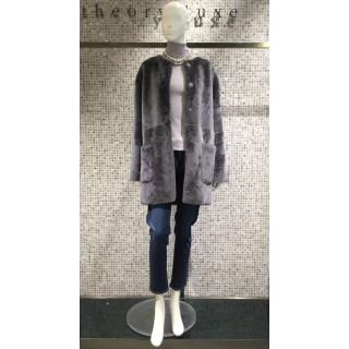 定価31万　Theory　18AW　ムートンコート　リバーシブル