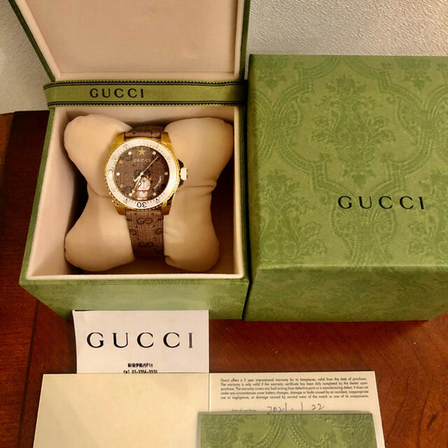 Gucci(グッチ)のグッチ ドラえもん　時計 GUCCI メンズの時計(腕時計(アナログ))の商品写真