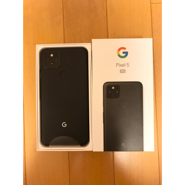 【新品未使用】Google Pixel5 128GB 黒 SIMフリー 5G対応