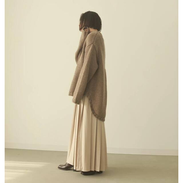 back volume knit   mocha レディースのトップス(ニット/セーター)の商品写真