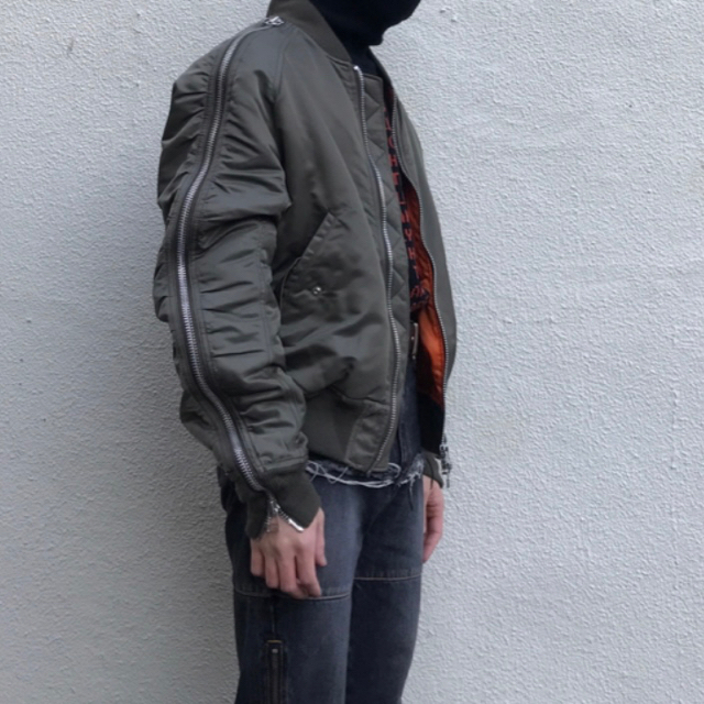 JOHN LAWRENCE SULLIVAN ジップ MA-1 印象のデザイン 13260円 www.gold