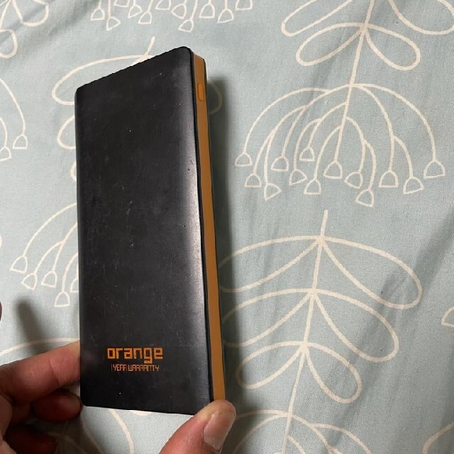 Orange bonbon(オレンジボンボン)のpower bank モバイルチャージ 12000mAh スマホ/家電/カメラのスマートフォン/携帯電話(バッテリー/充電器)の商品写真