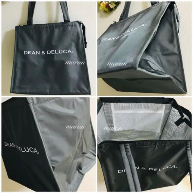 DEAN & DELUCA(ディーンアンドデルーカ)の限定品グレーＬサイズDEAN&DELUCA保冷バッグトートバッグクーラーバッグ レディースのバッグ(エコバッグ)の商品写真