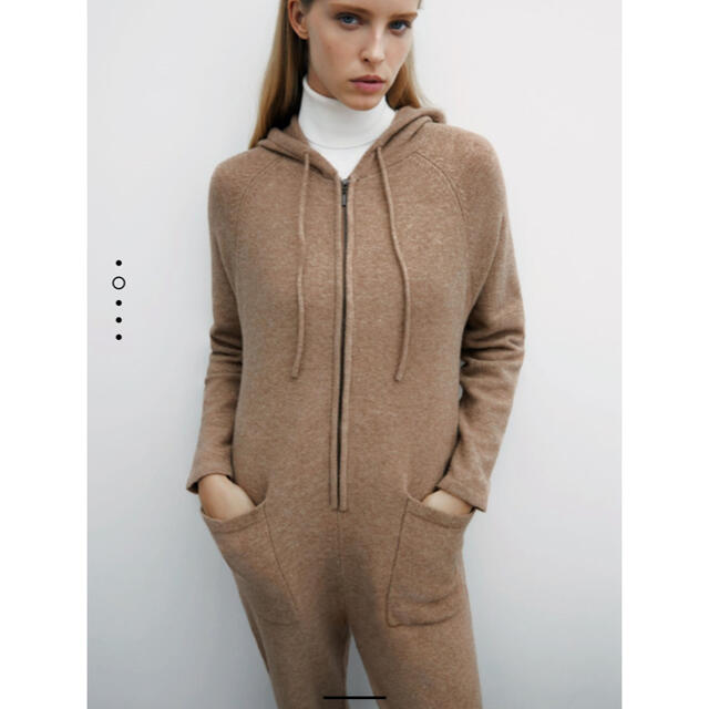 新品 ZARA Knit Jumpsuit ザラ ニット ジャンプスーツ