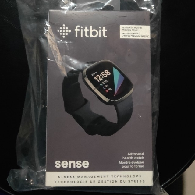 Fitbit Sense 新品未使用 未開封 保証書付き カーボングラファイト黒