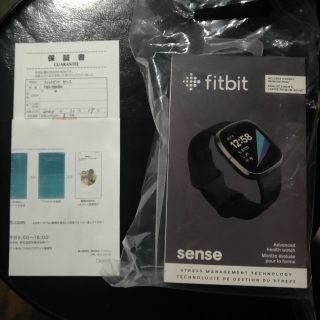 Fitbit Sense 新品未使用 未開封 保証書付き カーボングラファイト黒(腕時計(デジタル))