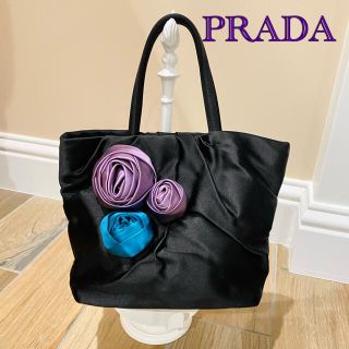 プラダ(PRADA)のプラダ　シルクのトートバッグ(トートバッグ)