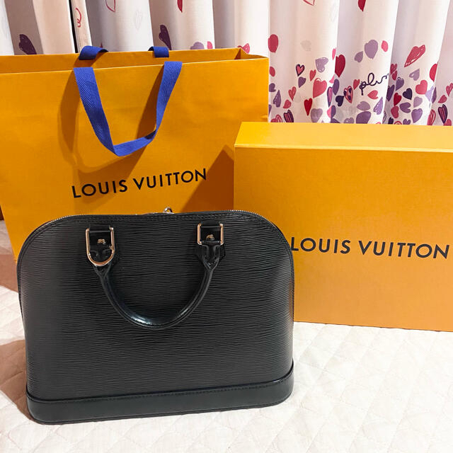 LOUIS VUITTON ルイヴィトン アルマ エピ 黒 ブラック