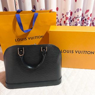 LOUIS VUITTON ルイヴィトン アルマ エピ 黒 ブラックの通販 by