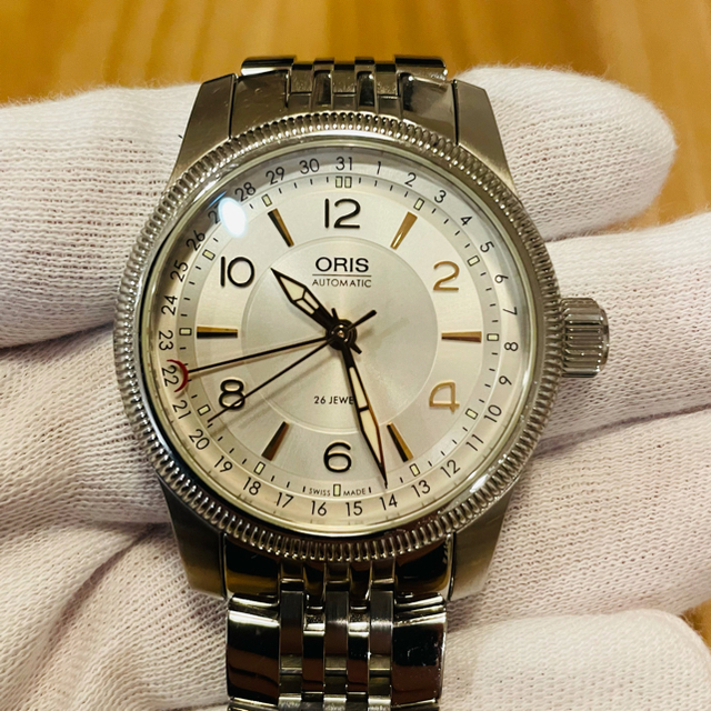 日本最大級 ORIS - ORISビッグクラウン 定価約17万円 腕時計(アナログ