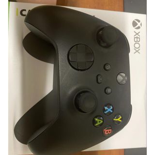 マイクロソフト(Microsoft)のxbox carbon black コントローラー(PC周辺機器)