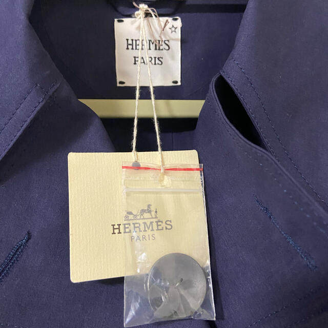 お買い得!】 Hermes - エルメス トレンチコート ネイビー 新品 未使用