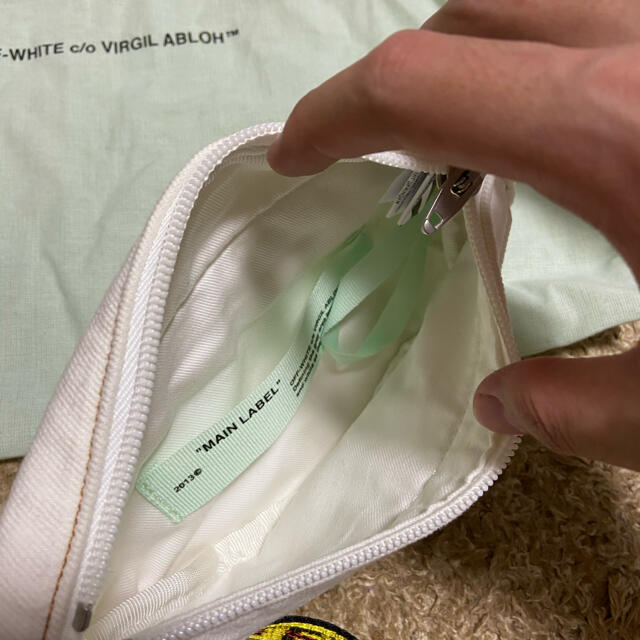 安い正規店 OFF-WHITE - オフホワイト ウエストポーチ ホワイト 美品の