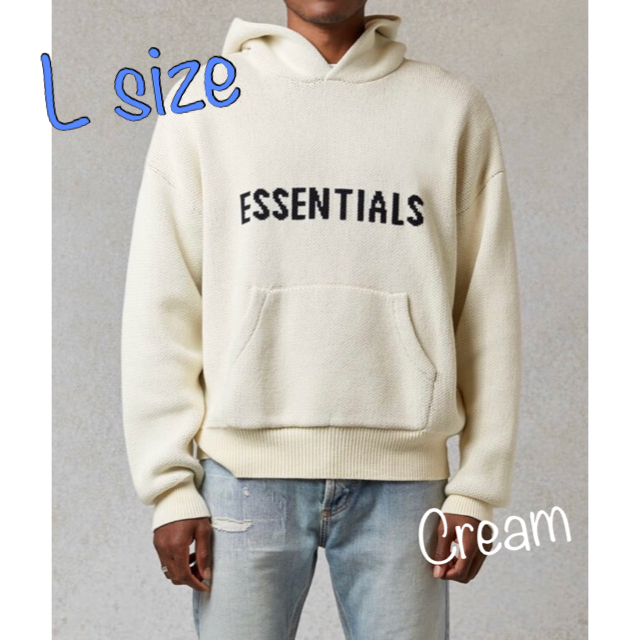 専用 Essentials Knit Logo Hoodie