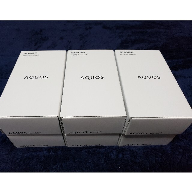 ANDROID(アンドロイド)の★りう様専用★AQUOS sense4 新品6台セット★SH-M15 SHARP スマホ/家電/カメラのスマートフォン/携帯電話(スマートフォン本体)の商品写真