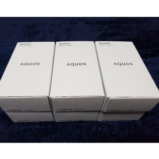 アンドロイド(ANDROID)の★りう様専用★AQUOS sense4 新品6台セット★SH-M15 SHARP(スマートフォン本体)