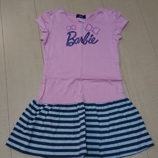 バービー(Barbie)のバービー☆ワンピース②☆130㎝(ワンピース)