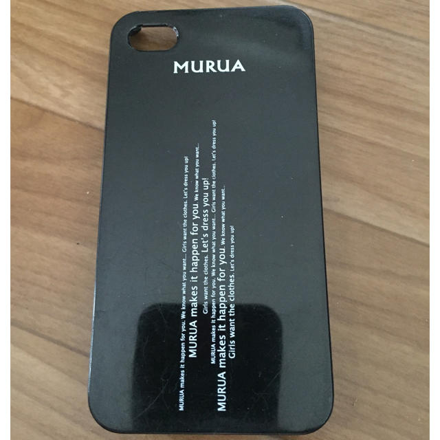 MURUA(ムルーア)のiphon4.4s用ケース スマホ/家電/カメラのスマホアクセサリー(モバイルケース/カバー)の商品写真