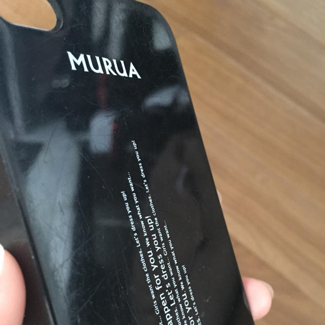 MURUA(ムルーア)のiphon4.4s用ケース スマホ/家電/カメラのスマホアクセサリー(モバイルケース/カバー)の商品写真