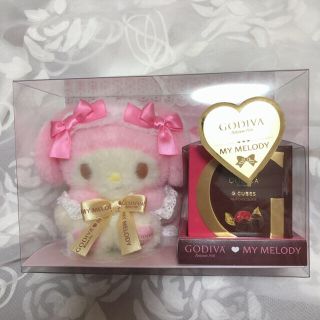 サンリオ(サンリオ)のマイメロディ×GODIVA マスコット 2021 新品未開封品 ゴディバ(菓子/デザート)