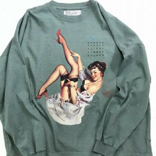 アンユーズド(UNUSED)のDAIRIKU/"Pinup Girl" Long Sleeve Tee(Tシャツ/カットソー(七分/長袖))