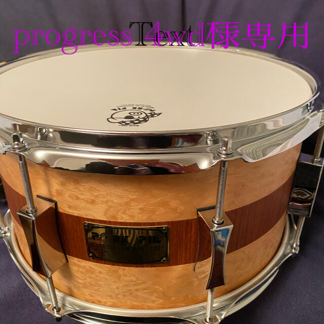 PORK PIE USA CUSTOM  maple 8 ply  13×7 楽器のドラム(スネア)の商品写真